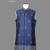 Navy blue jacquard nawabi suit for men