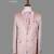 Blush pink jacquard nehru jacket for men