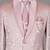 Blush pink jacquard nehru jacket for men