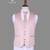Blush pink jacquard nehru jacket for men
