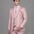 Blush pink jacquard designer tuxedo for men