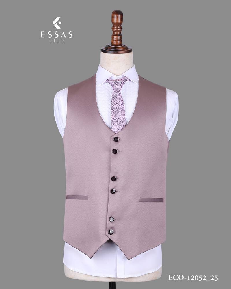 Lavender geometric jacquard nehru jacket for men