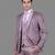 Lavender geometric jacquard designer tuxedo for men