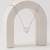 925 silver enchanted leaf heart necklace for women