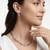 925 sterling silver silver grace arc necklace set with earrings
