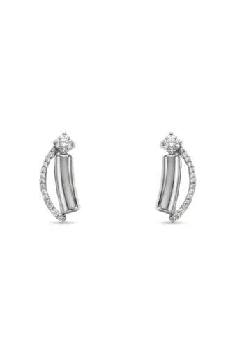 925 sterling silver silver grace arc necklace set with earrings
