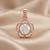 925 sterling silver blooming daisy diamond pendant set with earrings