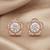 925 sterling silver blooming daisy diamond pendant set with earrings