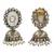 Gold plated heritage pearl jhumka earrings