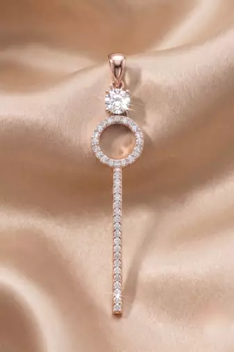 925 sterling silver celestial halo drop pendant set with earrings
