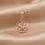 925 sterling silver rose blossom leaf pendant set with earrings