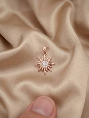 925 sterling silver radiant sunburst pendant set with earrings 2