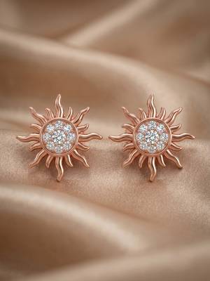 925 sterling silver radiant sunburst pendant set with earrings 3