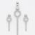 925 sterling silver infinity halo drop pendant set with earrings