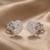 925 sterling silver sparkling open heart pendant set with earrings