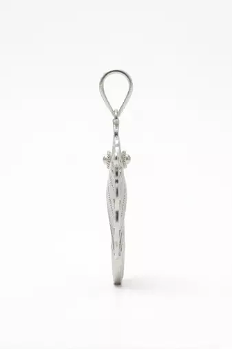 925 sterling silver butterfly bloom filigree pendant for women