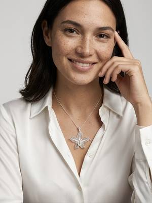 925 sterling silver orchid grace filigree pendant for women 1