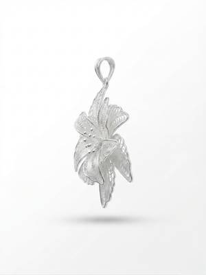 925 sterling silver starlily filigree pendant for women 3