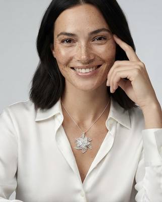 925 sterling silver starlily filigree pendant for women 4