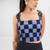 Dark blue printed buttersoft linen co ord set