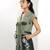 Sacramento green embroidered buttersoft linen jacket co ord set