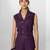 Plum embroidered buttersoft linen co ord set