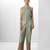 Woodland green embroidered buttersoft linen co ord set