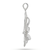 925 sterling silver magnolia filigree pendant for women