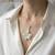 925 sterling silver magnolia filigree pendant for women