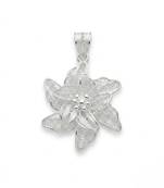 925 sterling silver snow blossom filigree pendant for women