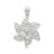925 sterling silver snow blossom filigree pendant for women