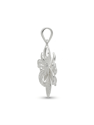 925 sterling silver snow blossom filigree pendant for women 2