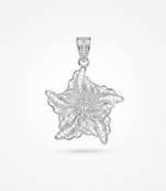 925 sterling silver twilight star filigree pendant for women