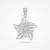 925 sterling silver twilight star filigree pendant for women