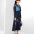 Tuft blue embroidered buttersoft linen long dress