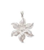 925 sterling silver floral windmill filigree pendant for women