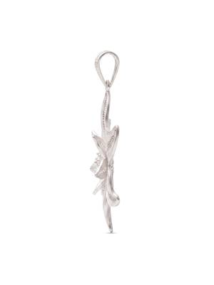 925 sterling silver floral windmill filigree pendant for women 2