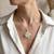 925 sterling silver rose bloom filigree pendant for women
