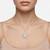 925 sterling silver elegant lily filigree pendant for women