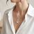 925 sterling silver elegant lily filigree pendant for women