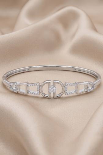 92.5 sterling silver luxe link statement bracelet for women
