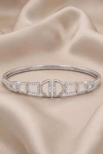92.5 sterling silver luxe link statement bracelet for women