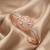 92.5 sterling silver radiant bloom geometric bracelet for women