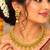 South Indian Temple Necklace Set | Antique Gold CZ Pearl Bridal Jewelry