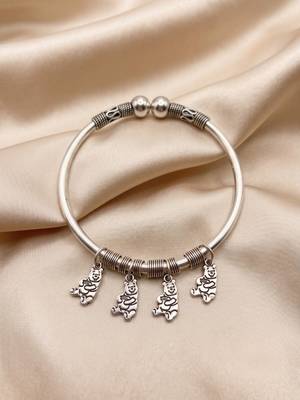 92.5 sterling silver teddy charm silver bracelet for women 1