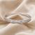 92.5 sterling silver radiant baguette crystal silver bracelet for women