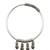 92.5 sterling silver owl charm silver bracelet for women