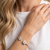 92.5 sterling silver bloom elegance open cuff bracelet for women