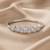 92.5 sterling silver five stone halo diamond bracelet for women