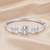 925 silver celeste link sparkle bracelet for women
